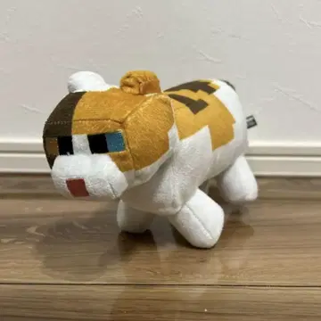 마인크래프트 고양이 봉제 인형 마이크