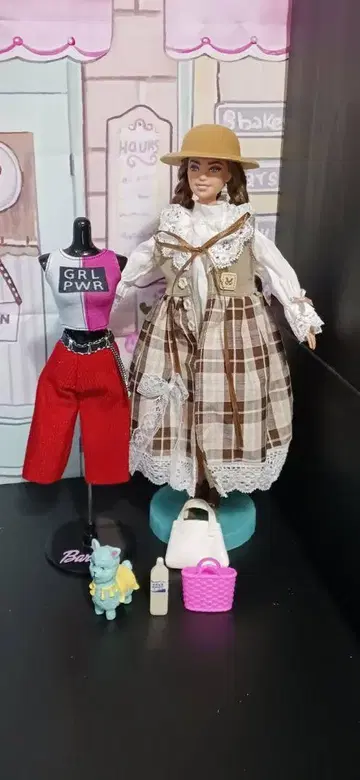 바비와 의류