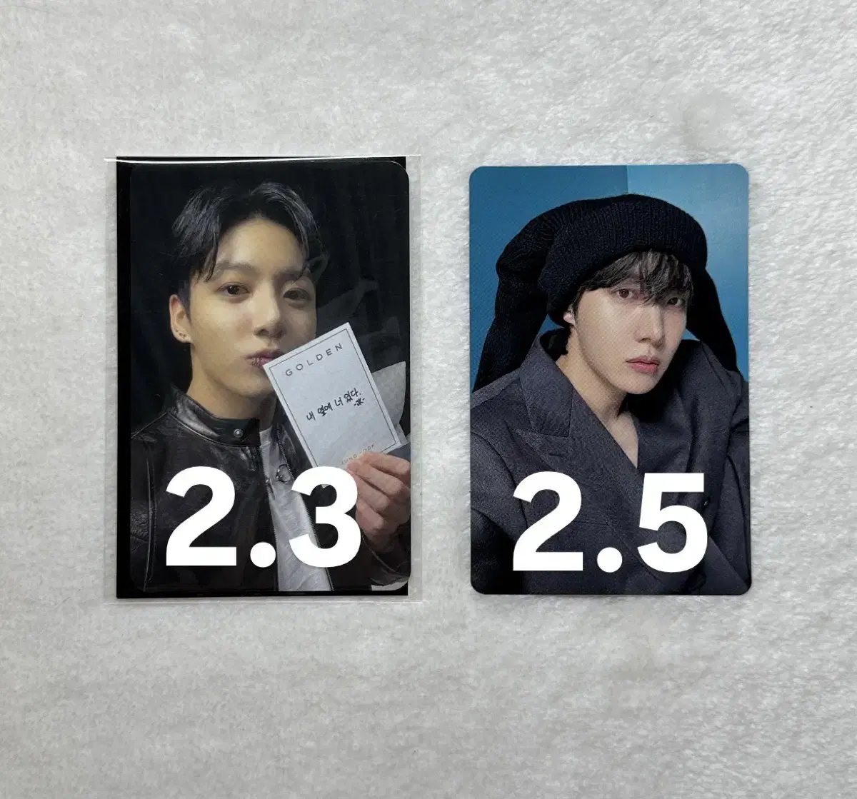 방탄소년단 정국 다큐 제이홉 잭인더박스 특전 포카 양도 bts sell