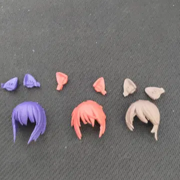 메가미 디바이스 대응 앞머리와 고양이 귀 부품만 앨리스 기어 아이기스