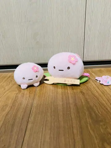 스미코구라시 모치모치 다이후쿠 봉제 인형 다모이카 다이후쿠 사쿠라모치