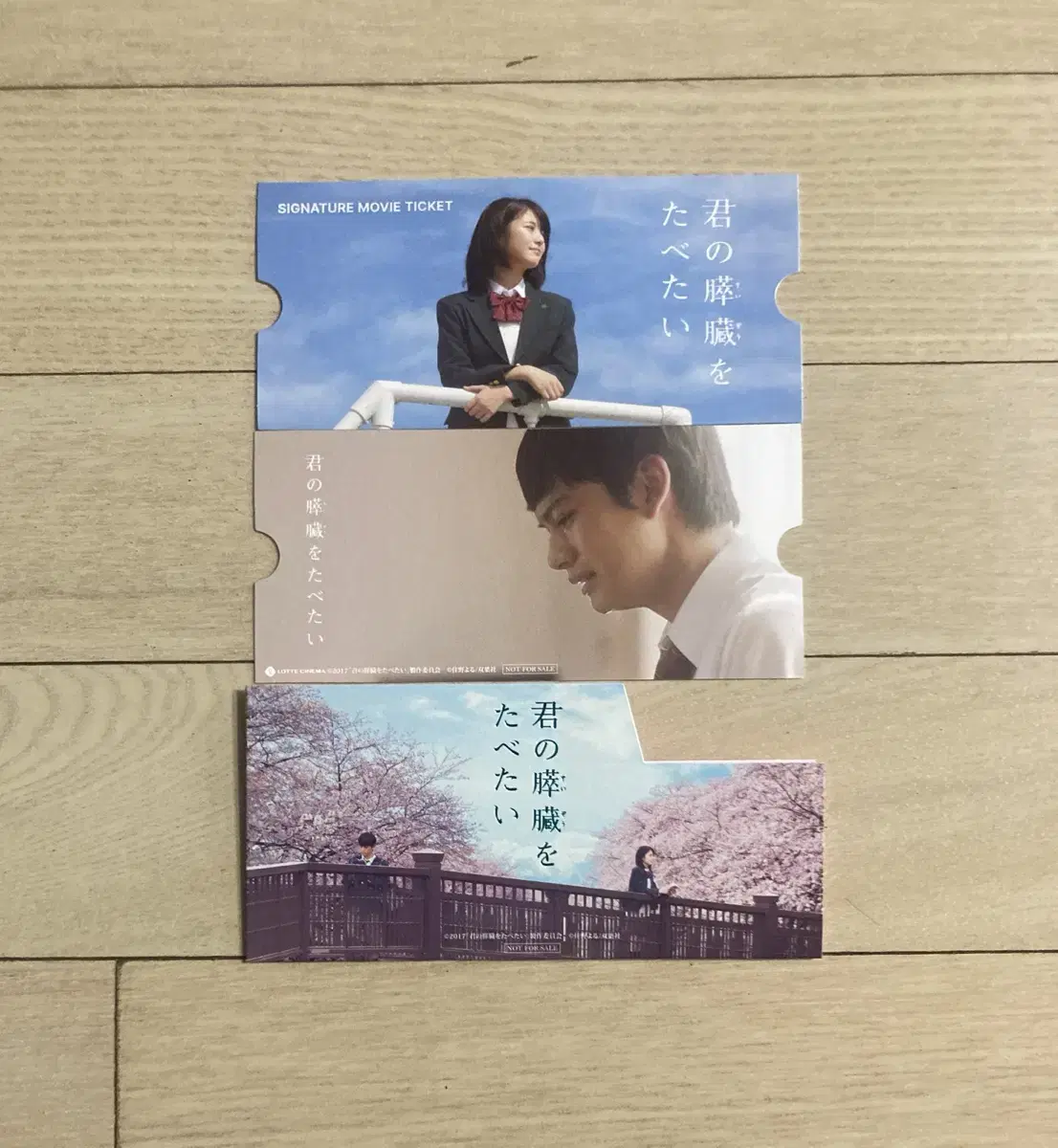 [너의췌장을먹고싶어][플립]무비티켓/아트카드/티저 포스터