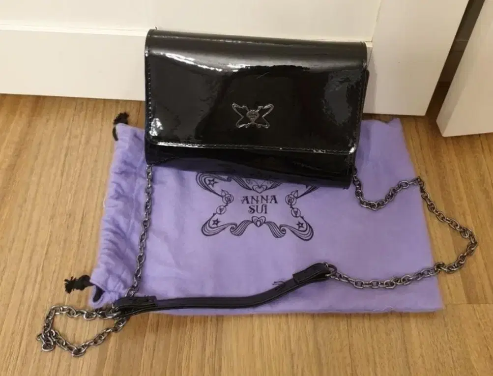 (Genuine) Anna Sui Enamel Crossbody Bag