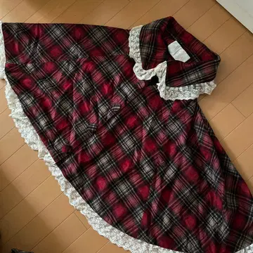 리즈리사 체크 판초