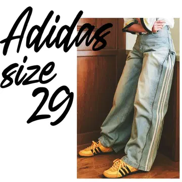 ADIDAS DENIM ZIP PANT 데님 팬츠 29 JX9210