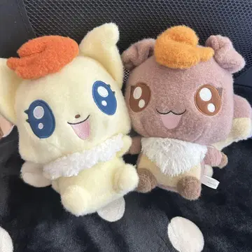 프리큐어 제일복권 B상 푹신푹신 요정 봉제 인형 너트 & 코코 2개 세트
