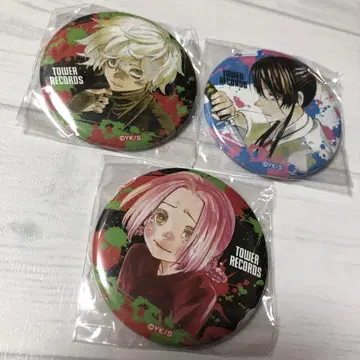 지옥의 즐거움 타워 레코드 원화전 컬렉션 캔뱃지 가비마루 사키 메