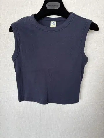 flore flore esme 크롭 탱크탑 XS 네이비