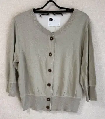 MHL 마가렛 호웰 FINE SLUB 코튼 린넨 가디건
