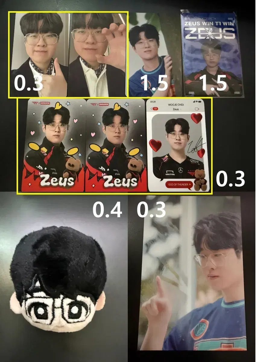 HLE Zeus zeus poca/postcard sell (head doll sell complete)