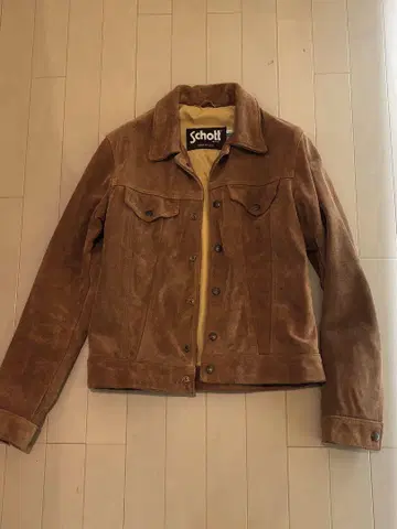 Schott 스웨이드 데님 자켓 타입