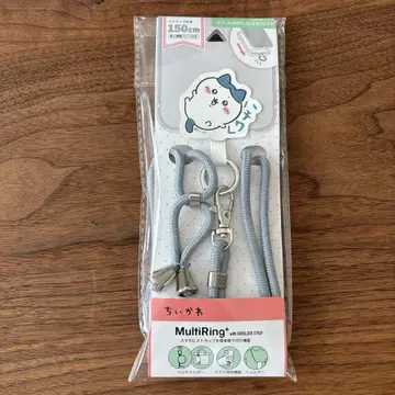 치이카와 (먼작귀) 스마트폰 숄더 하치와레 멀티 링 플러스 스트랩