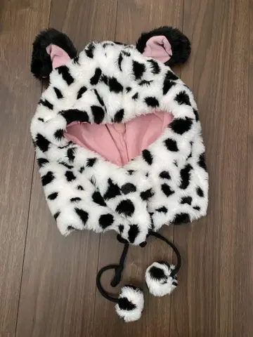 디즈니랜드 101마리 강아지 팬 캡 모자 후드