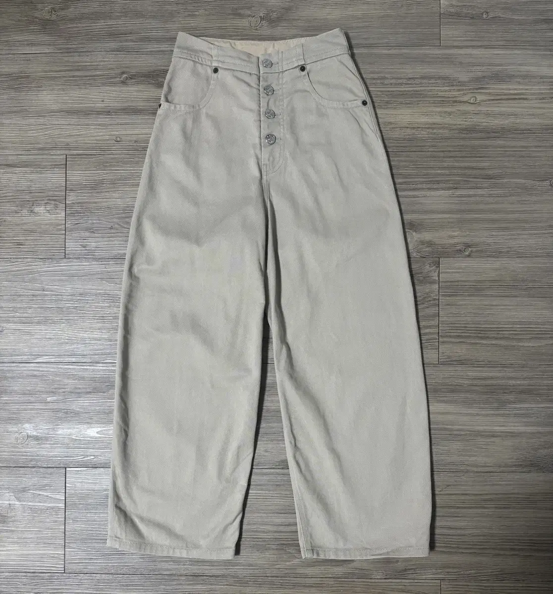 mm6 wide cotton pants