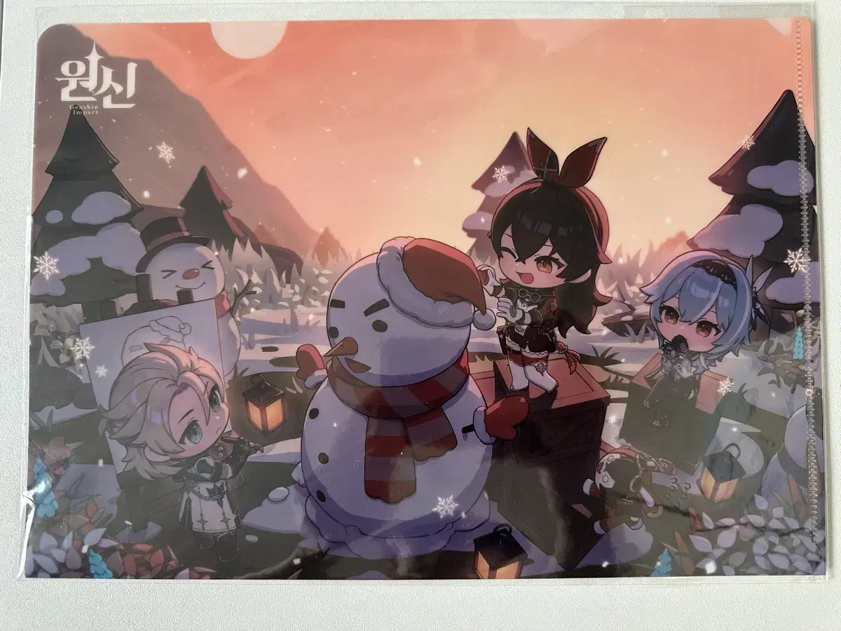 Genshin Impact Winter Theme Clear File