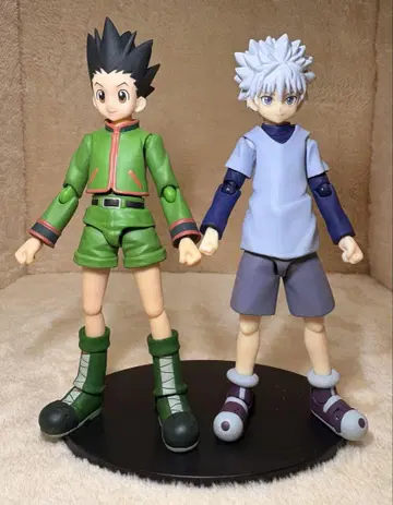 곤=프리크스 & 키루아=졸딕 피규어 상자 없음 2개 세트 figma