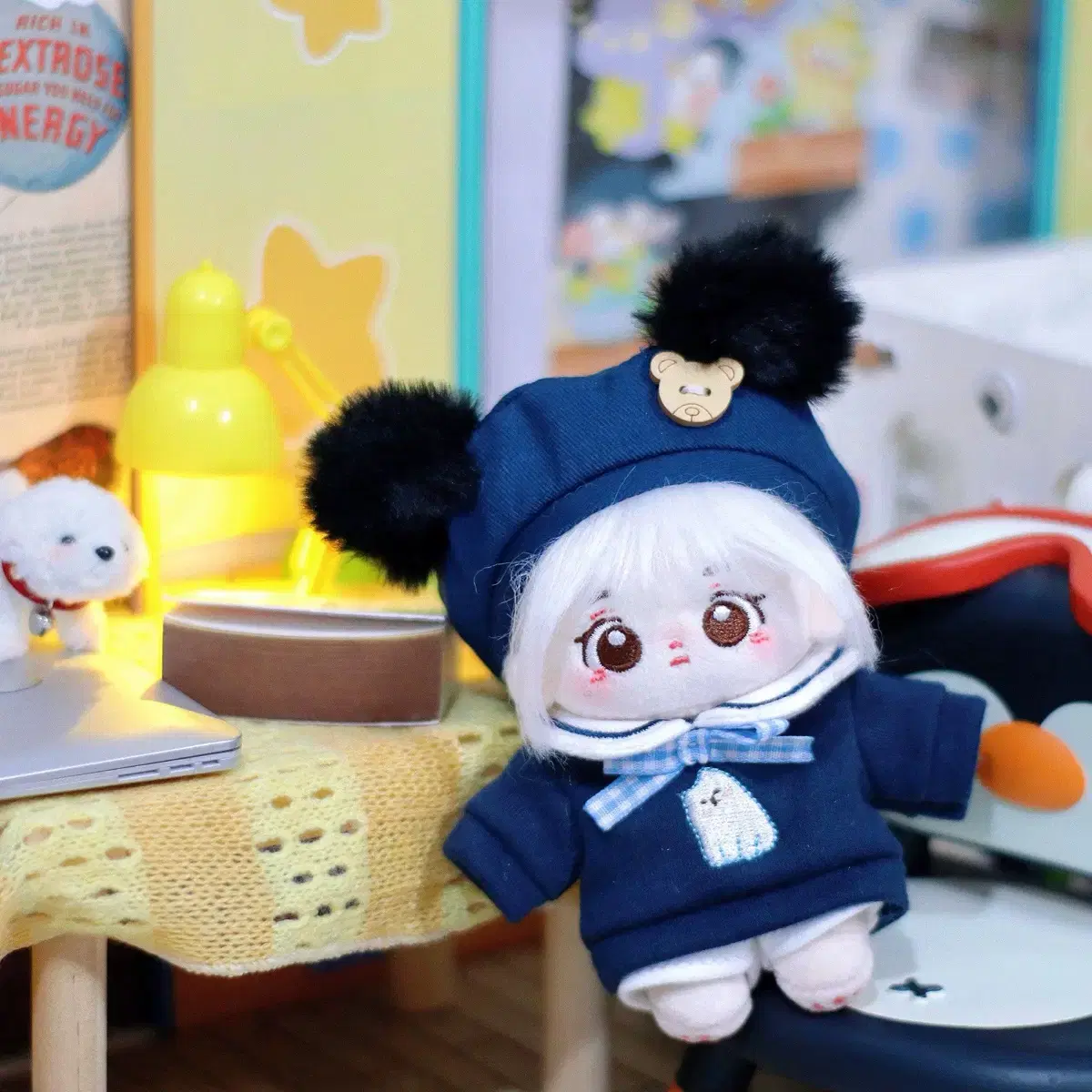 10cm 솜인형 옷 봄날곰돌이