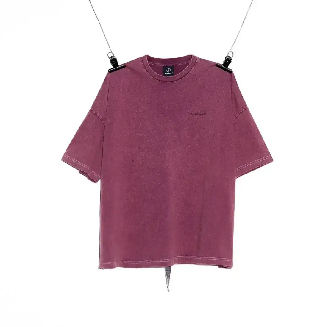 Peace Minus One Burgundy Short Sleeve T-Shirt free