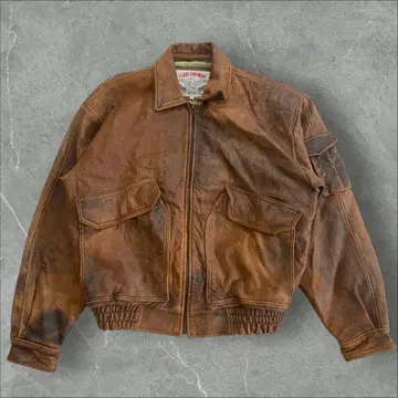 90s 정품 가죽 램 가죽 플라이트 자켓 봄버 자켓 빈티지