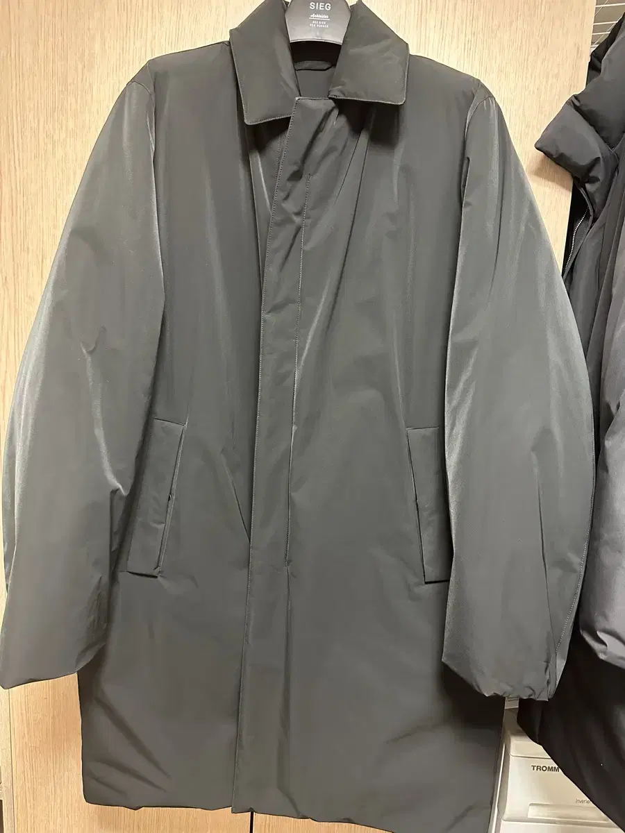 (110) 24fw Time Homme Goose Down Padded Coat Black