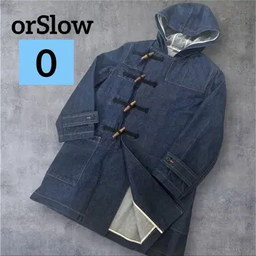 새상품급 오어슬로우 데님 더플 코트 0
