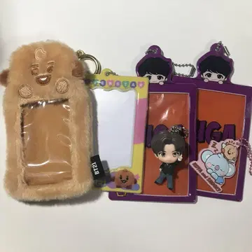 BTS 윤기 SUGA 포토 카드 키링