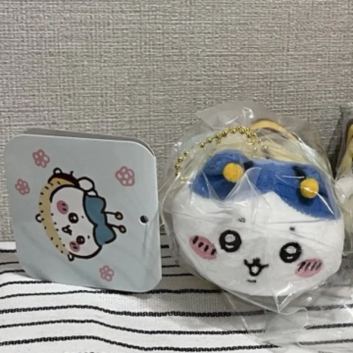 꿀벌 하치와레 마스코트 치이카와 먼작귀 인형