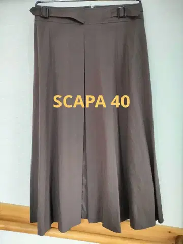 SCAPA 스카파 롱 플레어 스커트 40