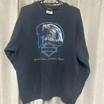 hanes 90s 할리데이비슨 맨투맨 빈티지