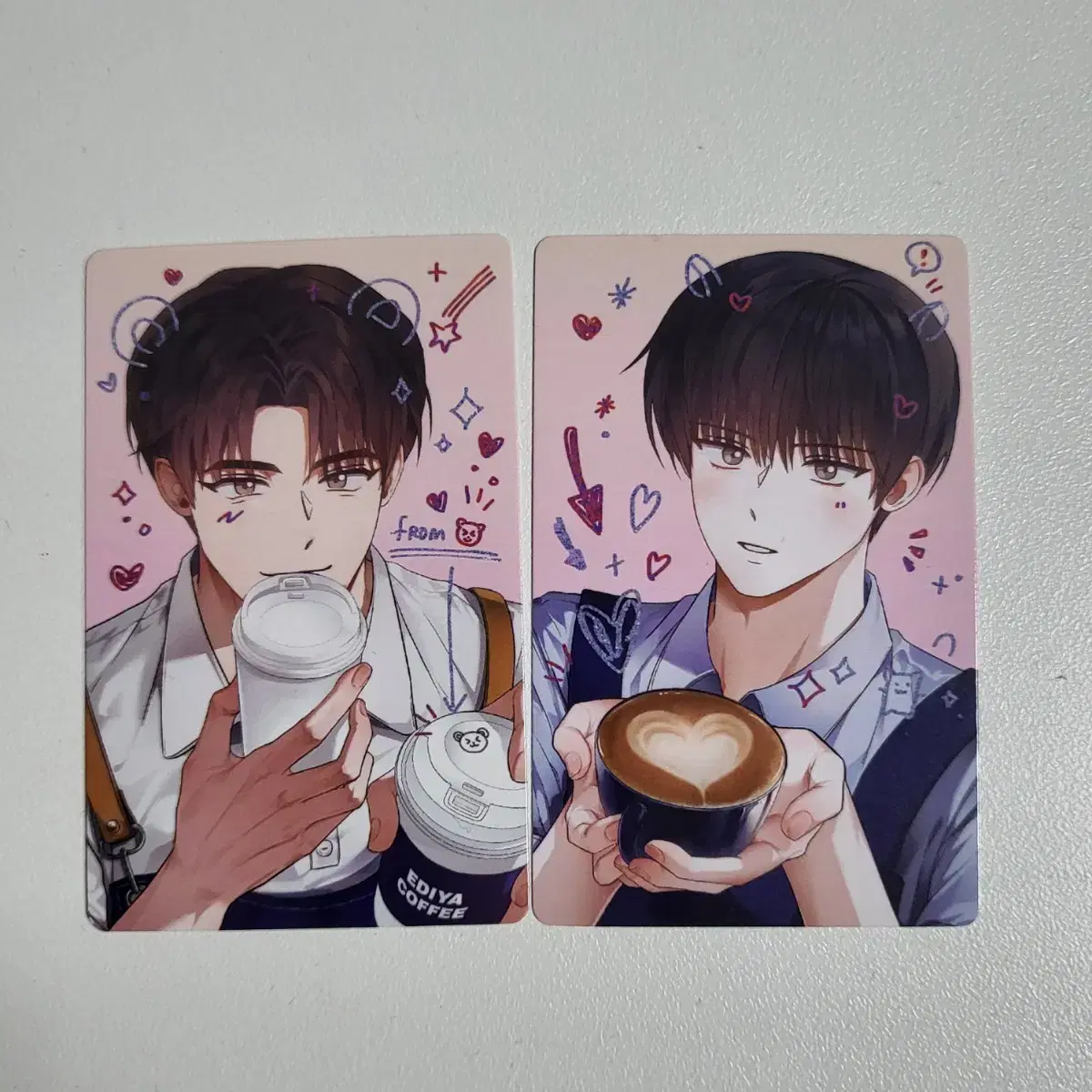 이디야 데못죽 콜라보 포토카드 배세진 이세진