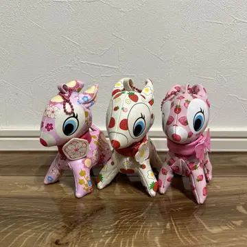 Puchi Babie 쁘띠 바비 키링 봉제 인형 마스코트 딸기