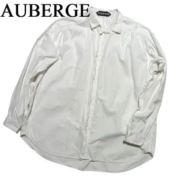 AUBERGE 오베르쥬 DEGAS 코튼 개더 셔츠 42 화이트
