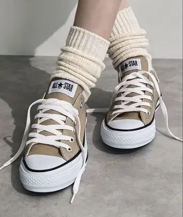 CONVERSE 컨버스 올스타 캔버스 스니커즈 베이지