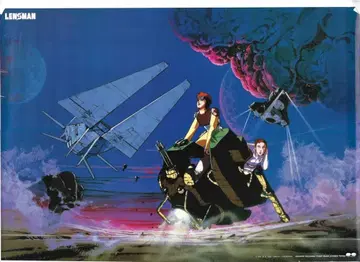 캐니언 레코드 혜택용 SF 신세기 렌즈맨 OST 음악편 A1 포스터