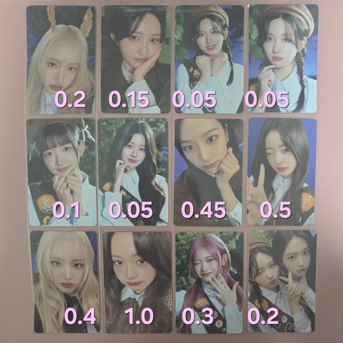 IVE 아이브 스카우트 팬콘 랜덤 포카팩 리즈 가을