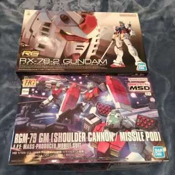 RG RX-78-2 건담 & HG RGM-79 헬스장