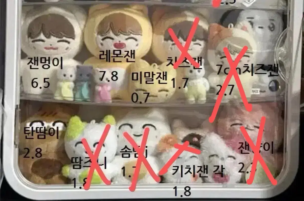 NCT 엔시티 재현 태용 인형 양도(툥야 잰뭉 치즈잰 레몬잰 솜땀 등)