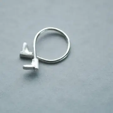 실버 925 부츠형 반지 사이즈 10호