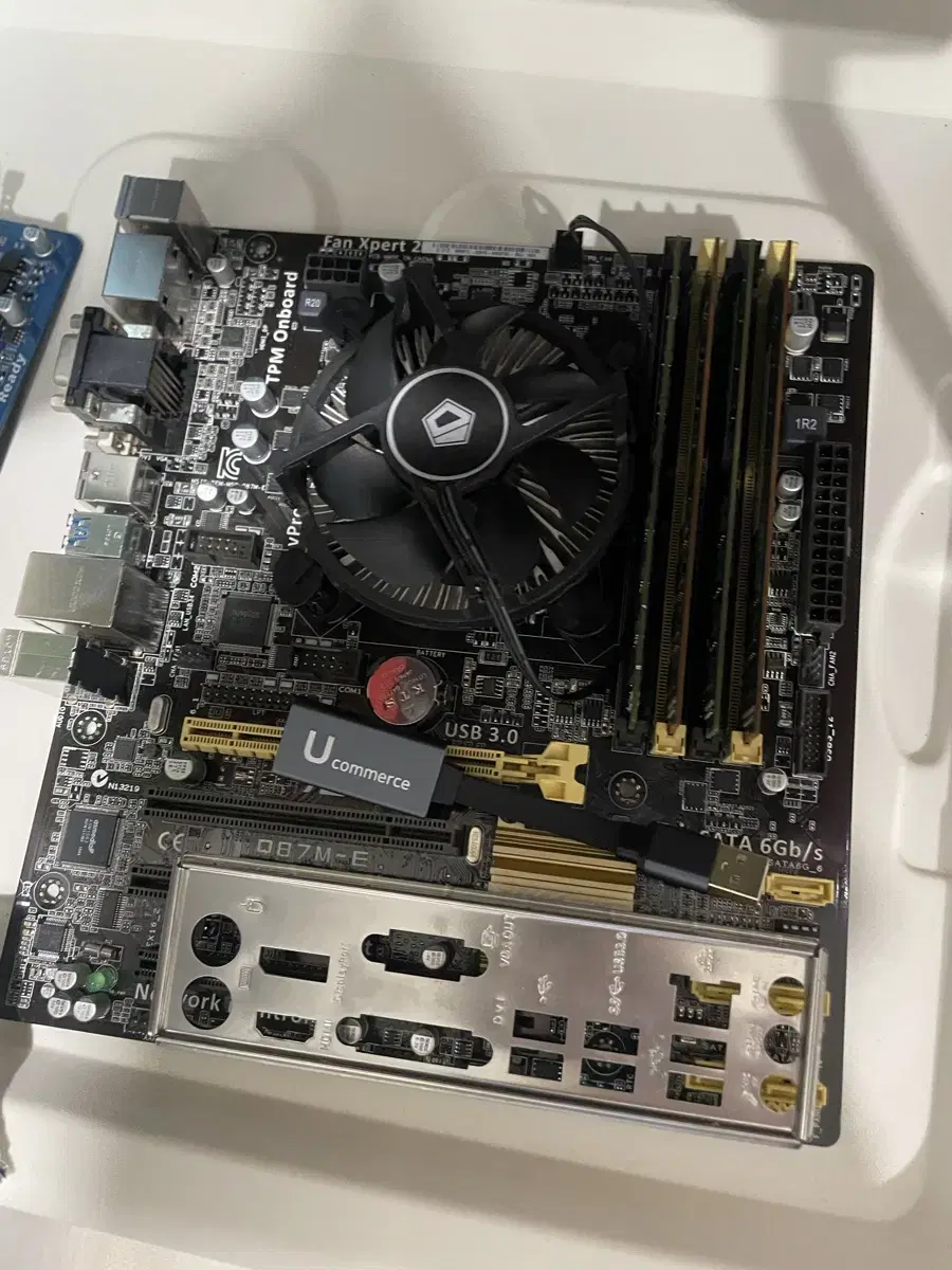 1241v3+asus q87e + ddr3 4gb x4 (16gb)