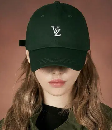 VARZAR 바자르 3D 모노그램 VZ 자수 로고 캡 그린 그린