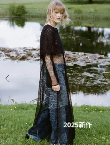 미사용 새상품 2025SS seanewyork 레이스 원피스 론 헤르만