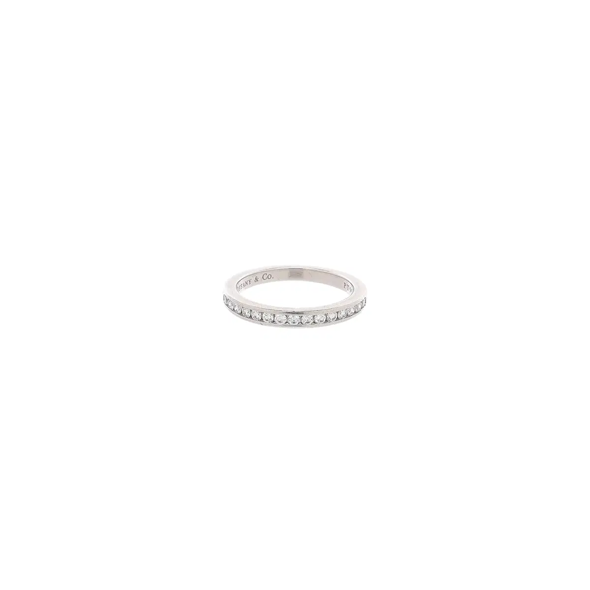Tiffany & Co Half Circle Setting Wedding Band Ring