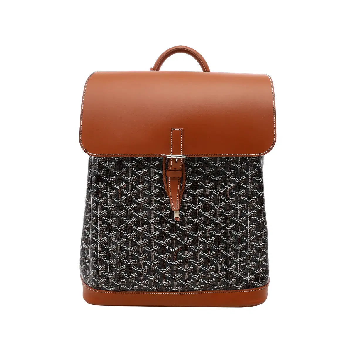 Goyard Alfang Backpack + Goyard keyring, 2 pieces