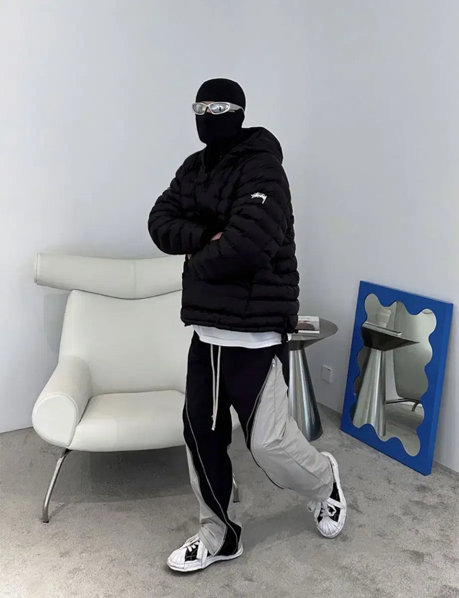 나일론 지퍼팬츠 M (95-100)