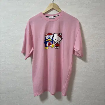 돈키 한정판 콜라보 산리오 헬로키티 돈펜 티셔츠 L 스티커