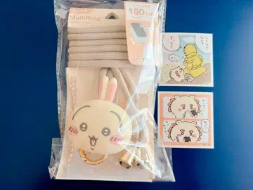 덤 포함 치이카와 (먼작귀) 멀티 반지 플러스 마스코트 스트랩 (토끼)
