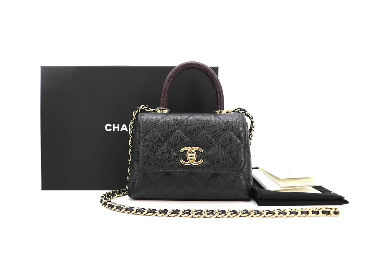 [Good Used Luxury Goods Haeundae Store] Chanel Coco Handle Micro Mini AP4244 Condition A+