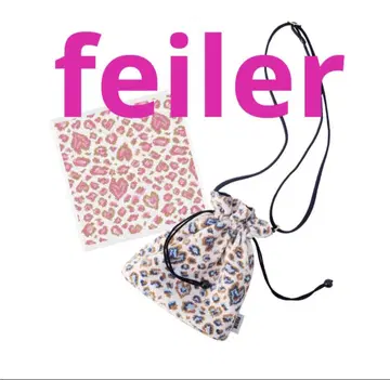 새상품 feiler 윈터 로즈 하트 숄더 손수건 m44