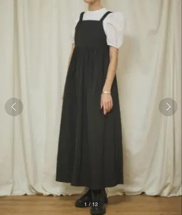 THE SHINZONE 신존 에이프런 드레스 APRON DRESS