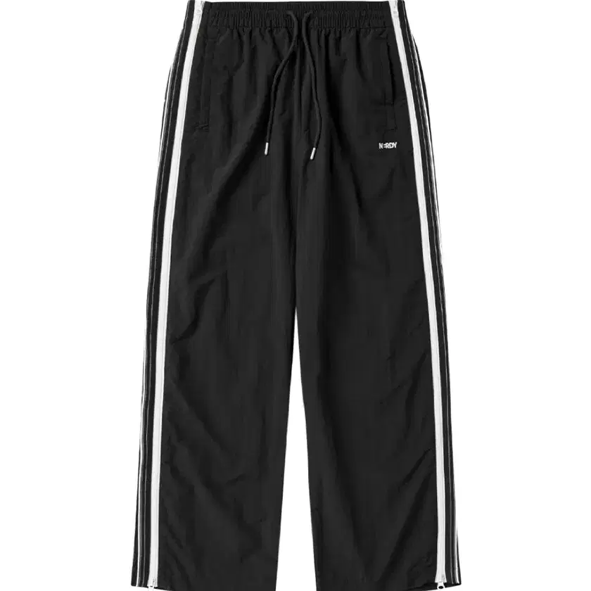 NERDY | 널디 Nerdy Double Line Woven Pants Black Training